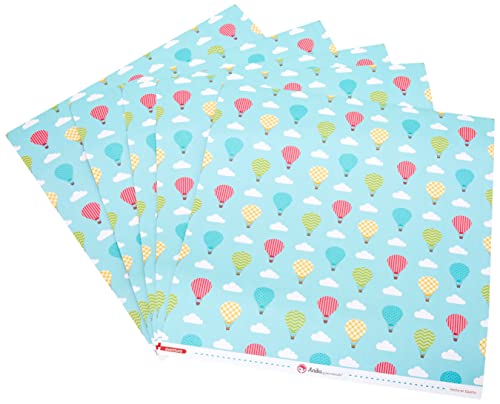 Anita & Seine Welt Kollektion Abenteuer Scrapbooking, Papier, Luftballons, 30,5 x 30,5 cm von Anita y Su Mundo