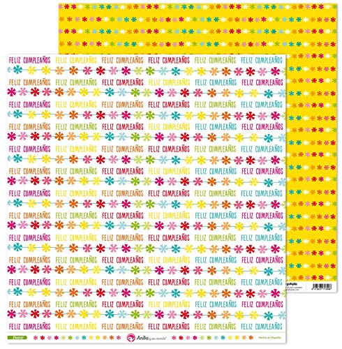 Anita & Seine Welt Kollektion Fiesta Scrapbooking, Papier, Happy Birthday, 30,5 x 30,5 cm Anita & Seine Welt Kollektion Fiesta Scrapbooking, Papier, Happy Birthday, 30,5 x 30,5 cm von Anita y Su Mundo
