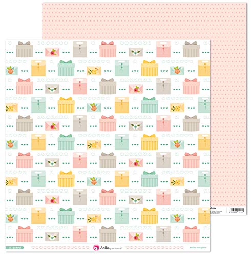 Anita und Seine Welt Kollektion Ja, Scrapbooking, Papier, Geschenke, 30,5 x 30,5 cm von Anita y Su Mundo
