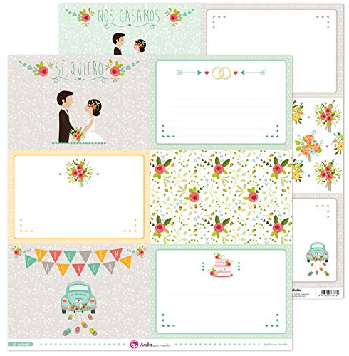 Anita und Seine Welt Kollektion Ja, Scrapbooking, Papier, große Karten, 30,5 x 30,5 cm von Anita y Su Mundo