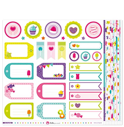 Anita & Seine Welt Kollektion Meine Chuches Scrapbooking-Papier, mehrfarbig, 30,5 x 30,5 cm von Anita y Su Mundo