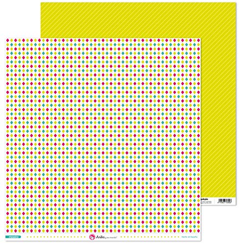 Anita & Seine Welt Kollektion Mosaik Scrapbooking, Papier, Rauten, 30,5 x 30,5 cm von Anita y Su Mundo