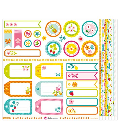 Anita & Seine Welt Kollektion My Garden Scrapbooking, Papier, mehrfarbig, 30,5 x 30,5 cm Anita & Seine Welt Kollektion My Garden Scrapbooking, Papier, mehrfarbig, 30,5 x 30,5 cm von Anita y Su Mundo
