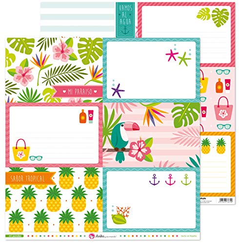 Anita & Seine Welt Kollektion My Paradiso Scrapbooking, Papier, Karten, 30,5 x 30,5 cm von Anita y Su Mundo