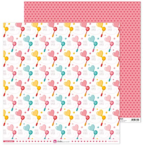 Anita & Seine Welt Kollektion Puro Amor Scrapbooking, Papier, Pumpen, 30,5 x 30,5 cm Anita & Seine Welt Kollektion Puro Amor Scrapbooking, Papier, Pumpen, 30,5 x 30,5 cm von Anita y Su Mundo