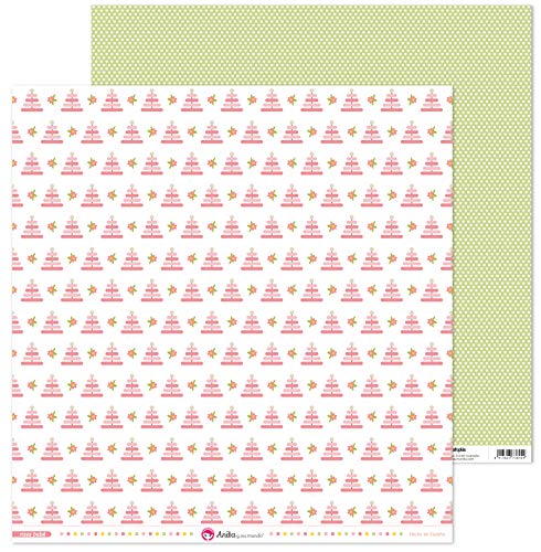 Anita & Seine Welt Kollektion Rosa Baby Papier Scrapbooking Papier 30,5 x 30,5 cm von Anita y Su Mundo