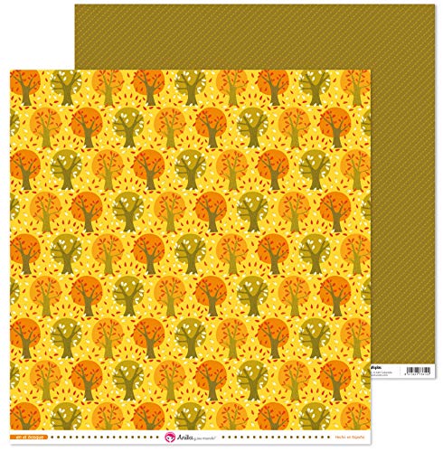Anita und Seine Welt Kollektion im Wald Scrapbooking, Papier, Bäume, 30,5 x 30,5 cm Anita und Seine Welt Kollektion im Wald Scrapbooking, Papier, Bäume, 30,5 x 30,5 cm von Anita y Su Mundo