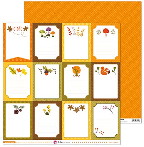 Anita und Seine Welt Kollektion im Wald Scrapbooking, Papier, Karten, 30,5 x 30,5 cm Anita und Seine Welt Kollektion im Wald Scrapbooking, Papier, Karten, 30,5 x 30,5 cm von Anita y Su Mundo