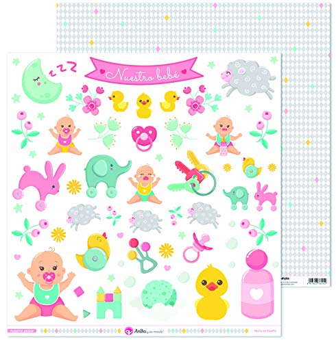 Anita & Seine Welt Kollektion unserer kleinen Scrapbooking-Papier, zuschneidbar, 30,5 x 30,5 cm Anita & Seine Welt Kollektion unserer kleinen Scrapbooking-Papier, zuschneidbar, 30,5 x 30,5 cm von Anita y Su Mundo