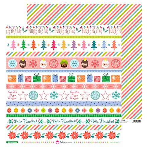 Anita & Seine Welt Pack Papiere Happy Party Weihnachten 30,5 x 30,5 cm 5 Anita & Seine Welt Pack Papiere Happy Party Weihnachten 30,5 x 30,5 cm 5 von Anita y Su Mundo