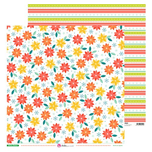 Anita & Seine Welt Pack Papiere Happy Party Weihnachten 30,5 x 30,5 cm 5 von Anita y Su Mundo