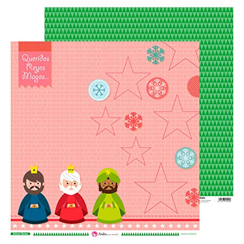 Anita & Seine Welt Pack Papiere Happy Party Weihnachten 30,5 x 30,5 cm 5 von Anita y Su Mundo