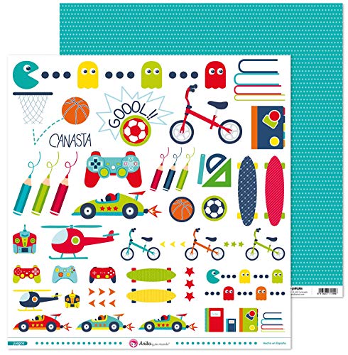 Anita & Seine Welt Sammelkartenspiel für Scrapbooking, Papier, Cole, 30,5 x 30,5 cm Anita & Seine Welt Sammelkartenspiel für Scrapbooking, Papier, Cole, 30,5 x 30,5 cm von Anita y Su Mundo