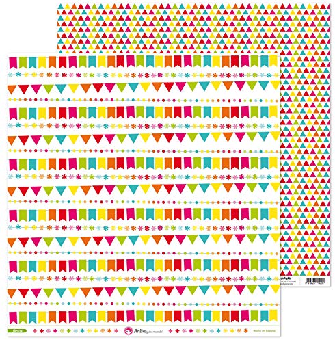Anita & Seine Welt Scrapbooking Papier 12 x 12 cm, 5 Stück Anita & Seine Welt Scrapbooking Papier 12 x 12 cm, 5 Stück von Anita y Su Mundo