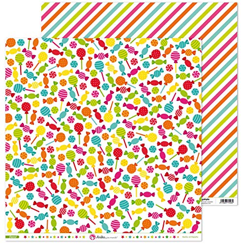 Anita & Seine Welt Scrapbooking Papier 12 x 12 cm, 5 Stück Anita & Seine Welt Scrapbooking Papier 12 x 12 cm, 5 Stück von Anita y Su Mundo