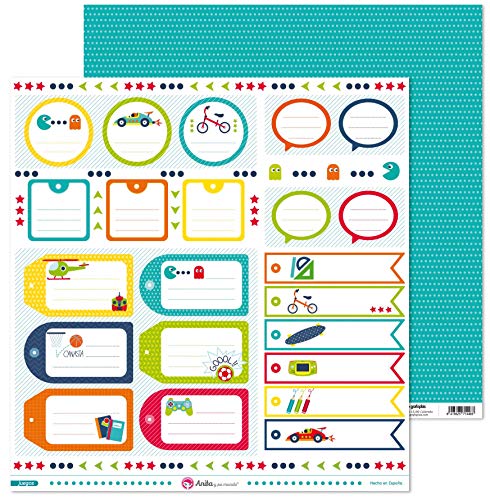 Anita & Seine Welt Scrapbooking Papier 12 x 12 cm, 5 Stück Anita & Seine Welt Scrapbooking Papier 12 x 12 cm, 5 Stück von Anita y Su Mundo