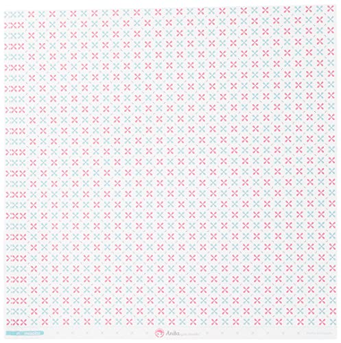 Anita & Seine World Mosaik-Kollektion, Papier, Kreuz, 30,5 x 30,5 cm von Anita y Su Mundo