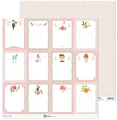 Anita und seine Welt Kollektion haben wir Casamos Scrapbooking, Papier, Karten, 30,5 x 30,5 cm Anita und seine Welt Kollektion haben wir Casamos Scrapbooking, Papier, Karten, 30,5 x 30,5 cm von Anita y Su Mundo