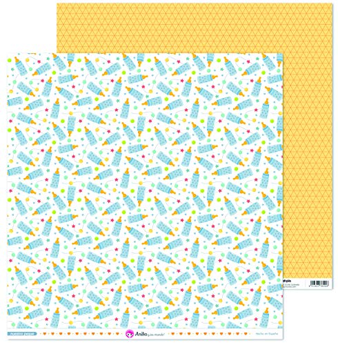Anita und seine Welt Kollektion unserer kleinen Scrapbooking-Papiere, Papier, Fläschchen, 30,5 x 30,5 cm Anita und seine Welt Kollektion unserer kleinen Scrapbooking-Papiere, Papier, Fläschchen, 30,5 x 30,5 cm von Anita y Su Mundo