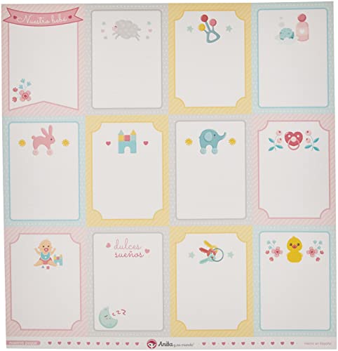 Anita und seine Welt Kollektion unserer kleinen Scrapbooking-Papiere, Papier, Karten, 30,5 x 30,5 cm von Anita y Su Mundo