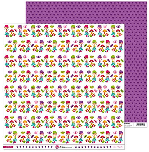 Anita y Su Mundo 37019165 Colección Fantasía Scrapbooking-Papier, Elfen, 30.5 x 30.5 cm Anita y Su Mundo 37019165 Colección Fantasía Scrapbooking-Papier, Elfen, 30.5 x 30.5 cm von Anita y Su Mundo