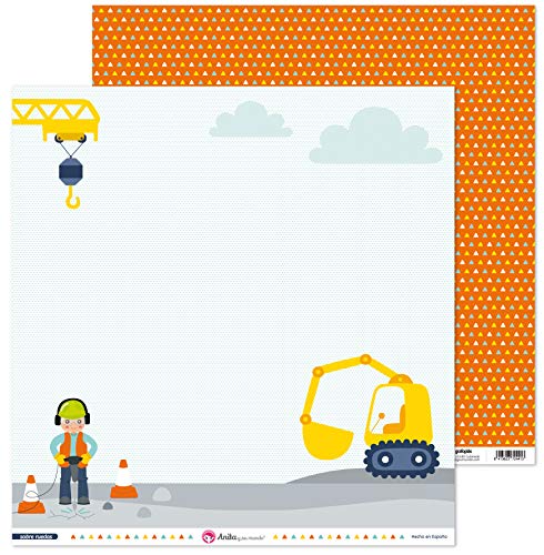 Anita y Su Mundo 37019724 Colección Sobre Ruedas Scrapbooking-Papier, Handwerker, 30.5 x 30.5 cm Anita y Su Mundo 37019724 Colección Sobre Ruedas Scrapbooking-Papier, Handwerker, 30.5 x 30.5 cm von Anita y Su Mundo