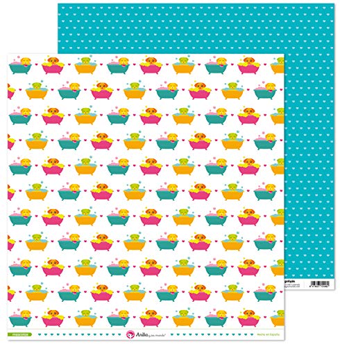 Anita y Su Mundo 37019731 Colección Mascotas Scrapbooking-Papier, Badewannen, 30.5 x 30.5 cm Anita y Su Mundo 37019731 Colección Mascotas Scrapbooking-Papier, Badewannen, 30.5 x 30.5 cm von Anita y Su Mundo
