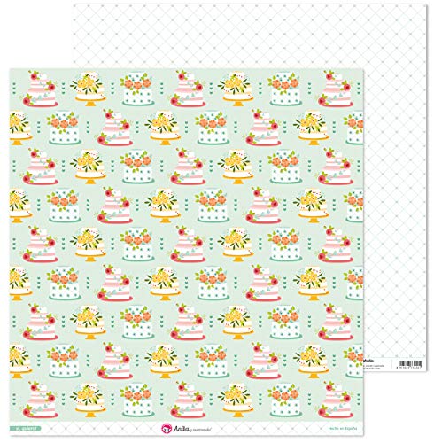 Anita y Su Mundo 37019786 Colección Sí Quiero Scrapbooking-Papier, Kuchen, 30.5 x 30.5 cm Anita y Su Mundo 37019786 Colección Sí Quiero Scrapbooking-Papier, Kuchen, 30.5 x 30.5 cm von Anita y Su Mundo