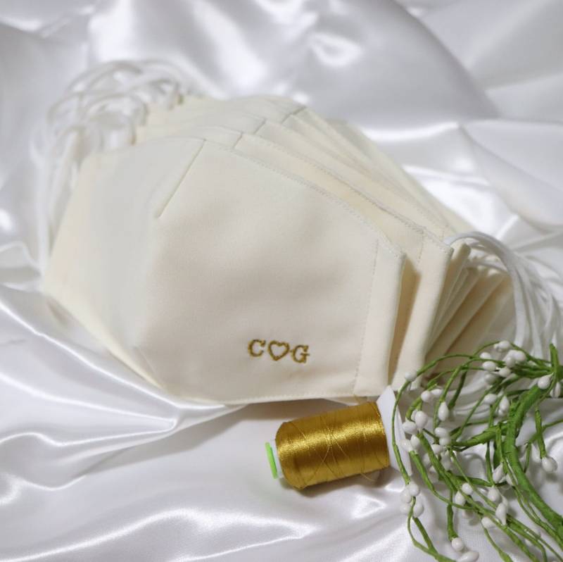 Bulk 10-150 Hochzeit Gäste Baumwolle Gesichtsmaske Mit Filter, Gäste Maks, Hochzeit, Maske, Wiederverwendbare Gesichtsmaske, Gesichtsmaske Filter von AnitasAccesorios