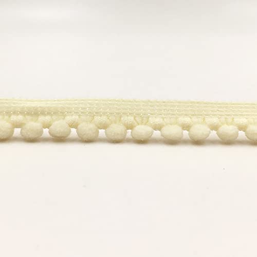 Aniyan 10 Yards Poms Quaste Borte 1cm Pomponborte Bommelborte Spitzenband, Dekoband, DIY Nähen Kleidung Vorhang Handarbeit Zubehör, Beige Aniyan 10 Yards Poms Quaste Borte 1cm Pomponborte Bommelborte Spitzenband, Dekoband, DIY Nähen Kleidung Vorhang Handarbeit Zubehör, Beige von Aniyan