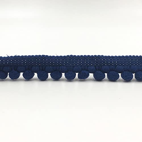 Aniyan 10 Yards Poms Quaste Borte 1cm Pomponborte Bommelborte Spitzenband, Dekoband, DIY Nähen Kleidung Vorhang Handarbeit Zubehör, Marineblau Aniyan 10 Yards Poms Quaste Borte 1cm Pomponborte Bommelborte Spitzenband, Dekoband, DIY Nähen Kleidung Vorhang Handarbeit Zubehör, Marineblau von Aniyan