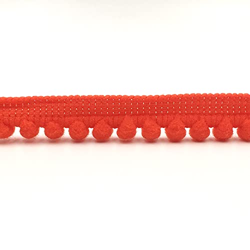 Aniyan 10 Yards Poms Quaste Borte 1cm Pomponborte Bommelborte Spitzenband, Dekoband, DIY Nähen Kleidung Vorhang Handarbeit Zubehör, Orange Aniyan 10 Yards Poms Quaste Borte 1cm Pomponborte Bommelborte Spitzenband, Dekoband, DIY Nähen Kleidung Vorhang Handarbeit Zubehör, Orange von Aniyan