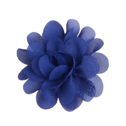Aniyan 20 Stück Chiffon Stoffblumen 5cm, Handgemachte Blume Patches zum Aufnähen, Blumen Netz Stoff Nähen Gewebe für DIY Kleidung Deko Zubehör (#(Color)) von Aniyan