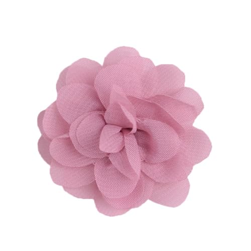 Aniyan 20 Stück Chiffon Stoffblumen 5cm, Handgemachte Blume Patches zum Aufnähen, Blumen Netz Stoff Nähen Gewebe für DIY Kleidung Deko Zubehör (#(Color)) von Aniyan