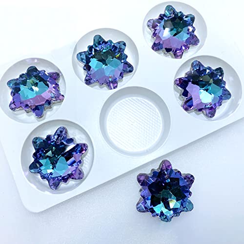 Aniyan 30 Stück 30mm Kristall Facettierte Perlen Pflaumenblüten, Glänzende Glasperlen für DIY Halsketten Armbänder Anhänger Schmuckherstellung Rosa-Lila Aniyan 30 Stück 30mm Kristall Facettierte Perlen Pflaumenblüten, Glänzende Glasperlen für DIY Halsketten Armbänder Anhänger Schmuckherstellung Rosa-Lila von Aniyan