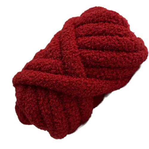 Aniyan Dicke Wolle 1000g, Flauschige Chenille Garn für Armstricken & Häkeln, Weiche Polyester Strickwolle zum DIY Handarbeit, Decken, Schals, Weinrot Aniyan Dicke Wolle 1000g, Flauschige Chenille Garn für Armstricken & Häkeln, Weiche Polyester Strickwolle zum DIY Handarbeit, Decken, Schals, Weinrot von Aniyan