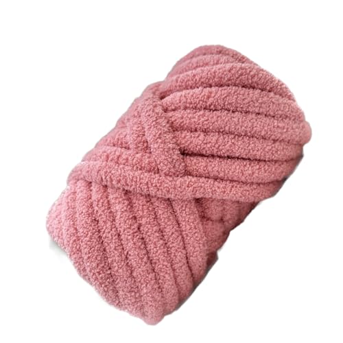 Aniyan Dicke Wolle 500g, Flauschige Chenille Garn für Armstricken & Häkeln, Weiche Polyester Strickwolle zum DIY Handarbeit, Decken, Schals, Dunkelrosa Aniyan Dicke Wolle 500g, Flauschige Chenille Garn für Armstricken & Häkeln, Weiche Polyester Strickwolle zum DIY Handarbeit, Decken, Schals, Dunkelrosa von Aniyan