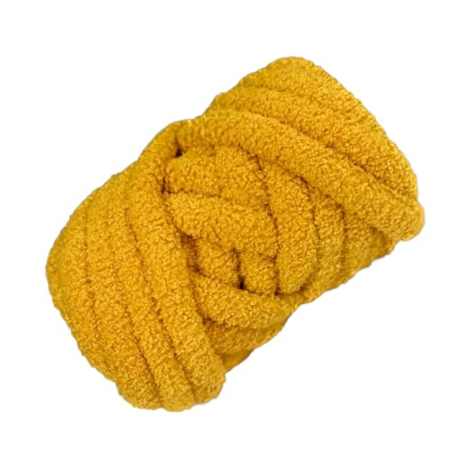 Aniyan Dicke Wolle 500g, Flauschige Chenille Garn für Armstricken & Häkeln, Weiche Polyester Strickwolle zum DIY Handarbeit, Decken, Schals, Gelb Aniyan Dicke Wolle 500g, Flauschige Chenille Garn für Armstricken & Häkeln, Weiche Polyester Strickwolle zum DIY Handarbeit, Decken, Schals, Gelb von Aniyan