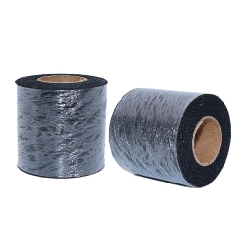 Aniyan Tüllstoff Rolle, Glitzer Tüll, Pailletten Tüllband für Hochzeit, Party, Tutu Rock, Deko, Geschenkverpackung, Nähen, Bastel,10cmx25Y-(Black B) von Aniyan