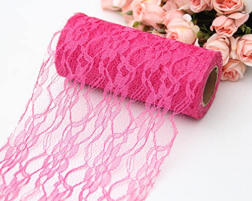 Feste Spitzenborte 15cm*10Y Amerikanisches Netzspitze-Band für Hochzeitsdeko, DIY Basteln, Brautkleider, Tischdekor, Geschenkverpackung, Nähprojekte, Rose-1 Feste Spitzenborte 15cm*10Y Amerikanisches Netzspitze-Band für Hochzeitsdeko, DIY Basteln, Brautkleider, Tischdekor, Geschenkverpackung, Nähprojekte, Rose-1 von Aniyan