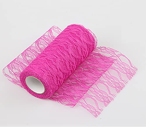 Feste Spitzenborte 15cm*10Y Amerikanisches Netzspitze-Band für Hochzeitsdeko, DIY Basteln, Brautkleider, Tischdekor, Geschenkverpackung, Nähprojekte, Rose-2 Feste Spitzenborte 15cm*10Y Amerikanisches Netzspitze-Band für Hochzeitsdeko, DIY Basteln, Brautkleider, Tischdekor, Geschenkverpackung, Nähprojekte, Rose-2 von Aniyan