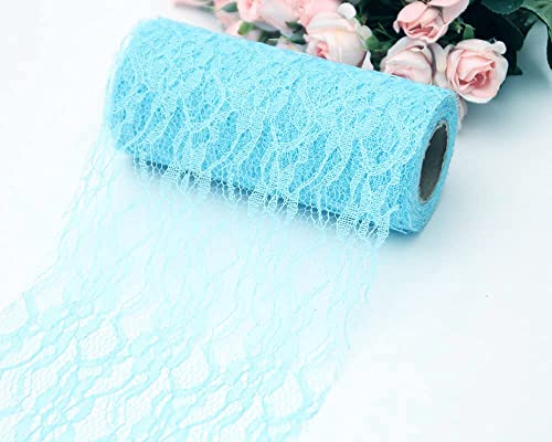 Feste Spitzenborte 30cm*25Y Amerikanisches Netzspitze-Band für Hochzeitsdeko, DIY Basteln, Brautkleider, Tischdekor, Geschenkverpackung, Nähprojekte, Blau-1 Feste Spitzenborte 30cm*25Y Amerikanisches Netzspitze-Band für Hochzeitsdeko, DIY Basteln, Brautkleider, Tischdekor, Geschenkverpackung, Nähprojekte, Blau-1 von Aniyan
