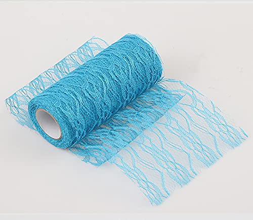 Feste Spitzenborte 30cm*25Y Amerikanisches Netzspitze-Band für Hochzeitsdeko, DIY Basteln, Brautkleider, Tischdekor, Geschenkverpackung, Nähprojekte, Blau-2 Feste Spitzenborte 30cm*25Y Amerikanisches Netzspitze-Band für Hochzeitsdeko, DIY Basteln, Brautkleider, Tischdekor, Geschenkverpackung, Nähprojekte, Blau-2 von Aniyan