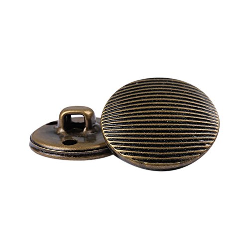 12 Stück Metallknöpfe für Männer und Frauen, Anzug, Kleidung, Schaft, Jeans-Verschlüsse, klassisch, DIY, Nähzubehör, bronzefarben, 20 mm 12 Stück Metallknöpfe für Männer und Frauen, Anzug, Kleidung, Schaft, Jeans-Verschlüsse, klassisch, DIY, Nähzubehör, bronzefarben, 20 mm von Anjing