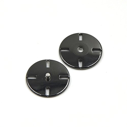 Druckknöpfe für Mäntel und Pullover, 10-teiliges Set , schwarz, 21 mm von Anjing