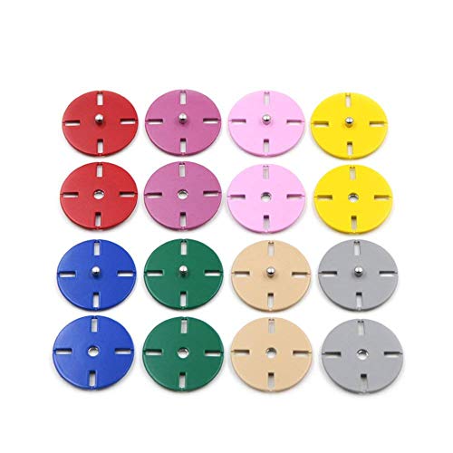 hochwertigen Colorful Nylon Knöpfe Druckknöpfe Druckknopf für Kleidung, rosarot, 25 mm … von Anjing