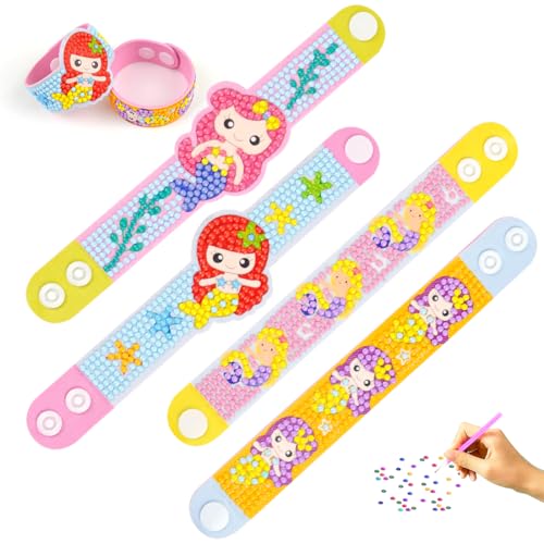 Ankipso Armbänder Selber Machen Nixen, 4 Pcs Diy Nixen Armbänder Basteln Mädchen 5 7 8 11 Jahre, Bastelset Kinder Ab 6 Jahren, Armband Bastelset, Diamond Painting Bastelset Kinder Ankipso Armbänder Selber Machen Nixen, 4 Pcs Diy Nixen Armbänder Basteln Mädchen 5 7 8 11 Jahre, Bastelset Kinder Ab 6 Jahren, Armband Bastelset, Diamond Painting Bastelset Kinder von Ankipso