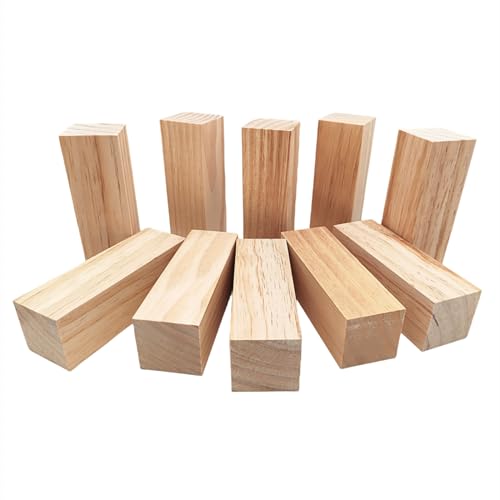 10 Stück Unfertige Holzschnitzblöcke, 15 x 5 x 5 cm Rechteckige Holzwürfel für Handwerk, Whittling Holz Blank Blocks für Holzschnitzen 10 Stück Unfertige Holzschnitzblöcke, 15 x 5 x 5 cm Rechteckige Holzwürfel für Handwerk, Whittling Holz Blank Blocks für Holzschnitzen von Anktily