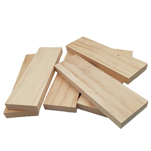 Unlackierte Holzblöcke zum Basteln, 25 x 8 x 2 cm, rechteckige Holzbretter, blanko, Whittling Holzblöcke zum Schnitzen, Malen und Brennen, 6 Stück Unlackierte Holzblöcke zum Basteln, 25 x 8 x 2 cm, rechteckige Holzbretter, blanko, Whittling Holzblöcke zum Schnitzen, Malen und Brennen, 6 Stück von Anktily
