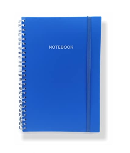 Ankush A4 Twinwire Wiro Bound Pastel Notebook Ruled Paper Pad Notes (Pastel Pink) (Blue) von Ankush